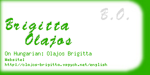 brigitta olajos business card